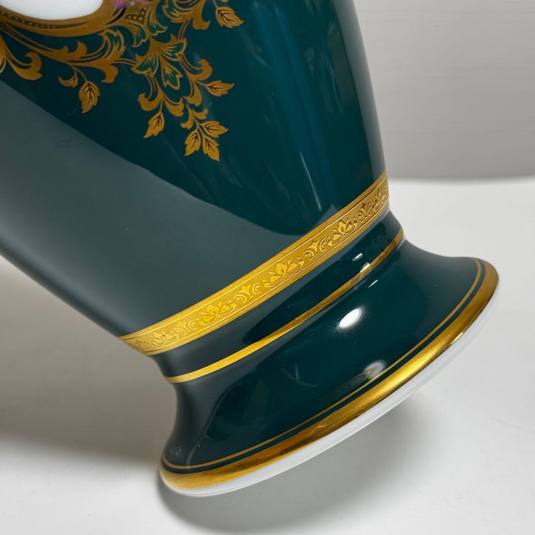 【貴重】ノリタケ スタジオコレクション 花瓶 葡萄 ブドウ 鳥 花鳥図