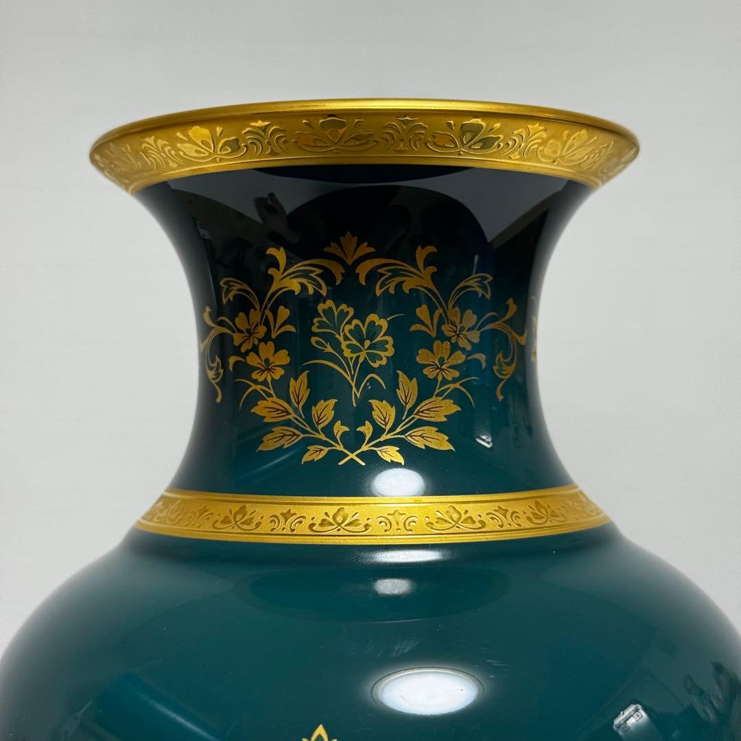 【貴重】ノリタケ スタジオコレクション 花瓶 葡萄 ブドウ 鳥 花鳥図