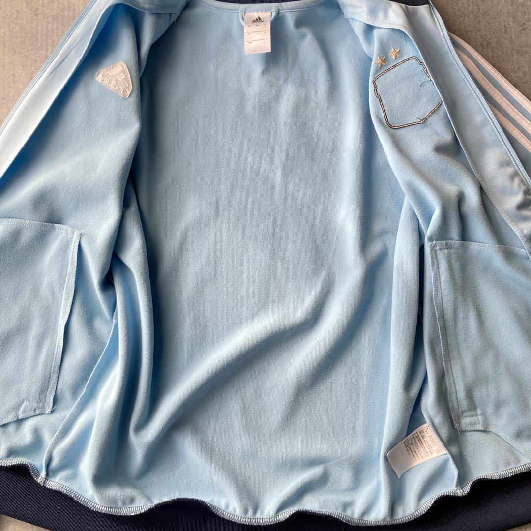 【限定メッシモデル】アディダス アルゼンチン代表 トラックジャケット 刺繍 L