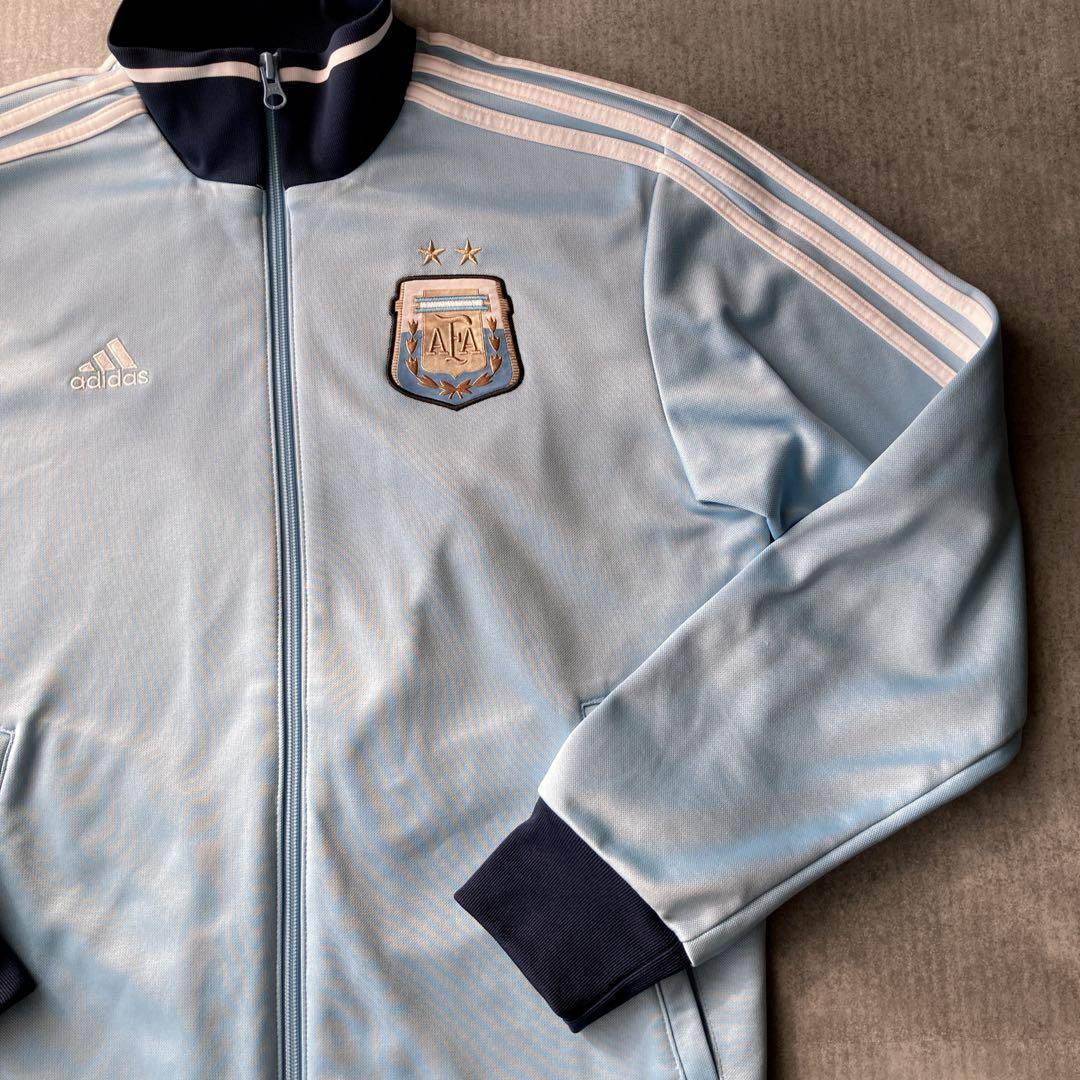 【限定メッシモデル】アディダス アルゼンチン代表 トラックジャケット 刺繍 L