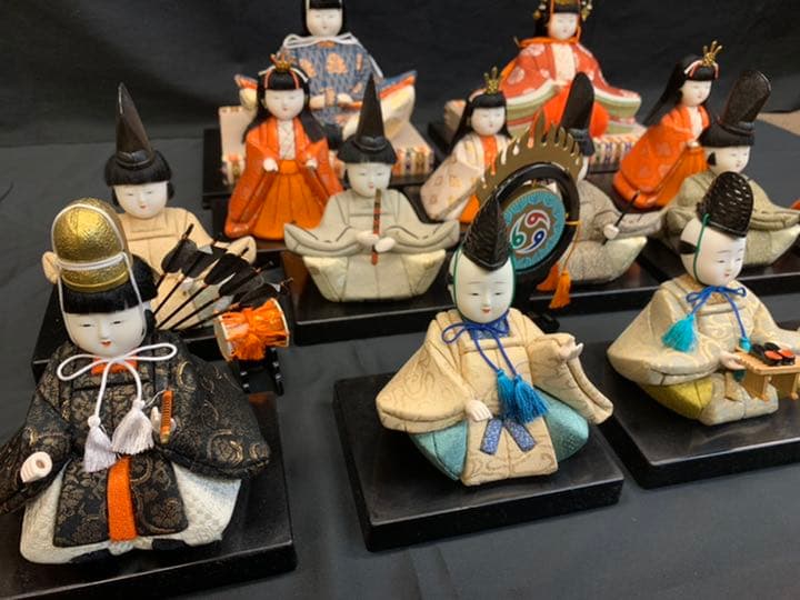 木目込み人形 15人揃い 25号Cタ　雛人形