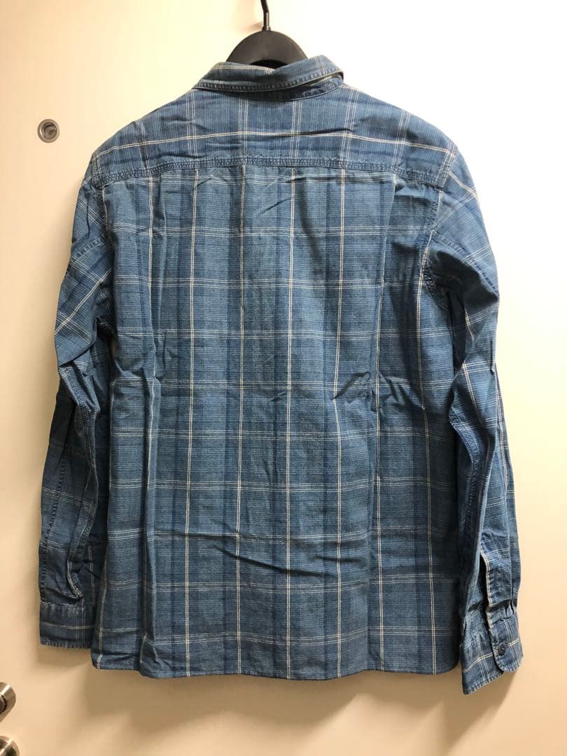 DOUBLERL RRL ヴィンテージ加工　インディゴ　シャツ　ジョニーデップ着