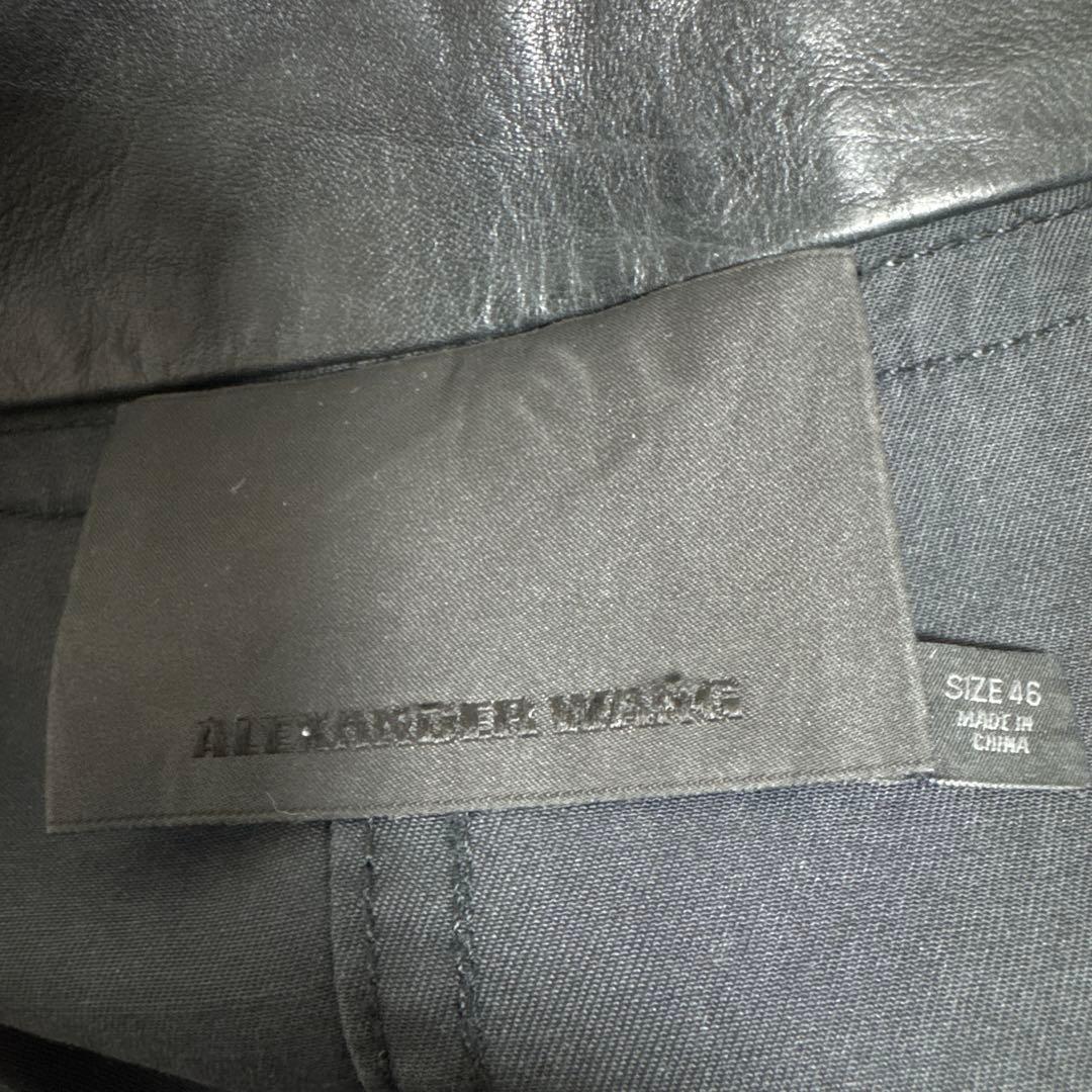 。*様 Alexander wang レザー 切り替え コート