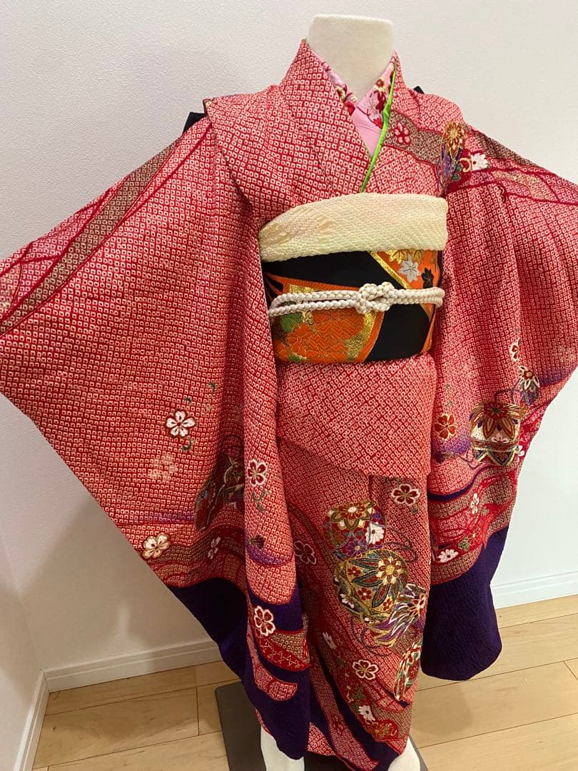 総絞り　7歳七五三 フルセット