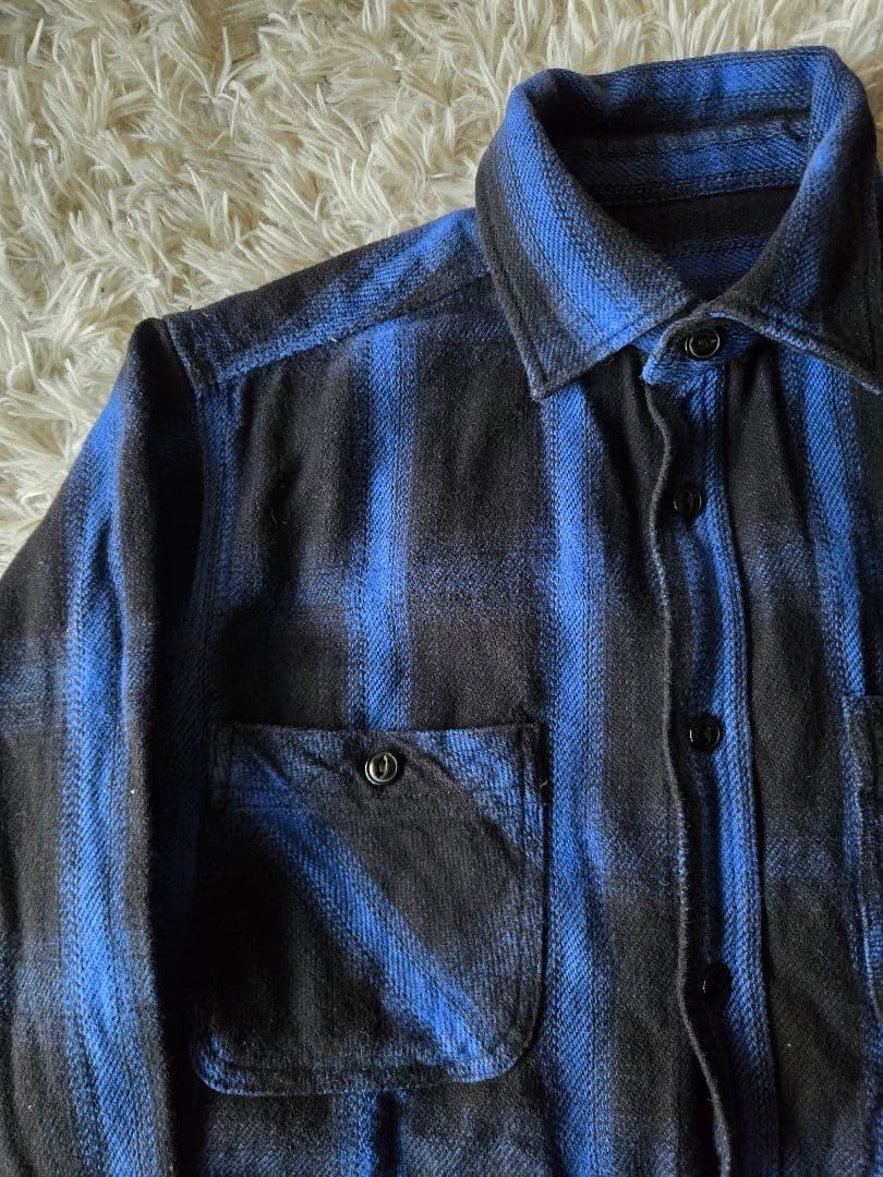 ビンテージ BIGMAC オンブレ ヘビネル ネルシャツ