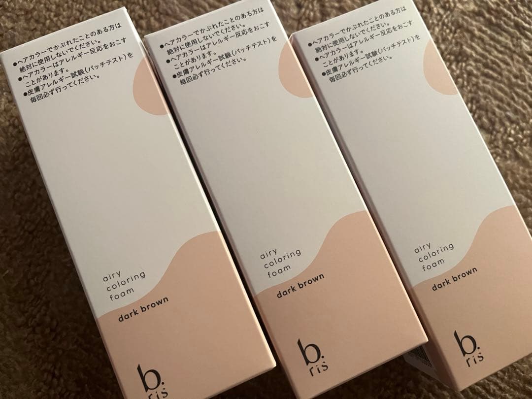 ビーリス b ris エアリーカラーリングフォーム　 ダークブラウン6本