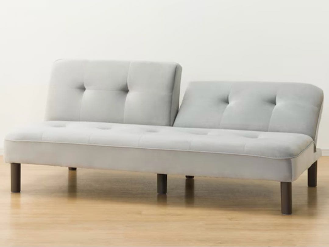 【2025年5月購入】ニトリ　ソファベッド　グレー　11月中旬に発送