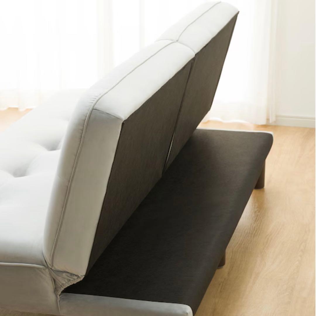 【2025年5月購入】ニトリ　ソファベッド　グレー　11月中旬に発送