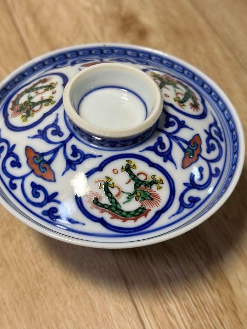 飛騨高山　渋草焼　蓋付き茶碗　2個 竜間取御飯茶碗　芳国舍