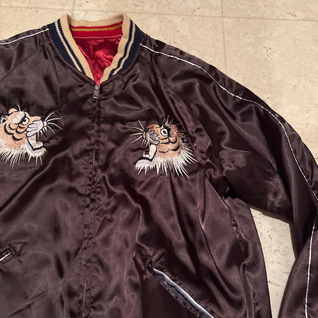 BEAM ×テーラー東洋☆スカジャン L ブラウン