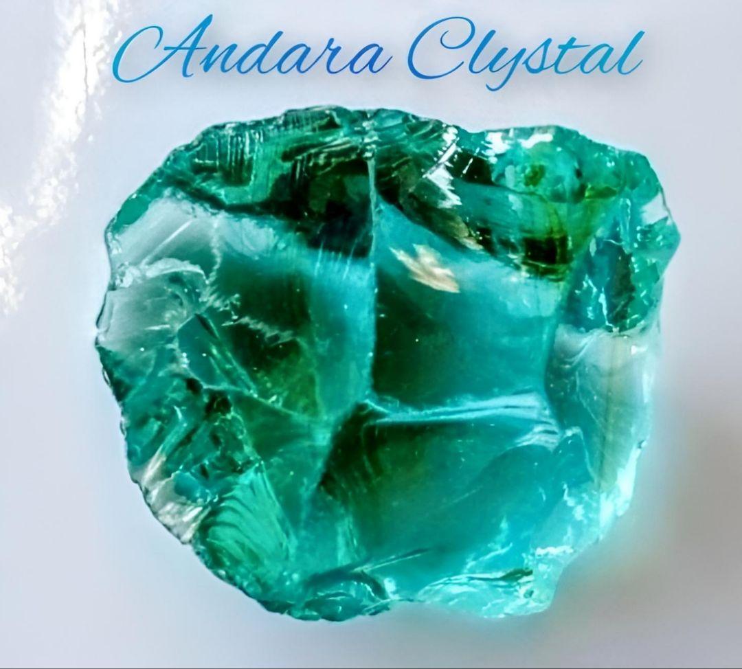 1点物 希少中の希少 アンダラクリスタル シアンエンジェル・セレスチャルゴールド