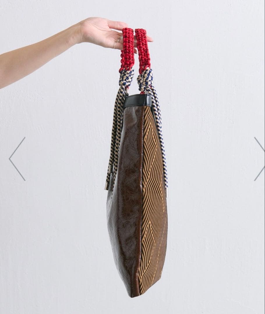 ear PAPILLONNERイヤパピヨネ MTAミックストートバッグ　A4