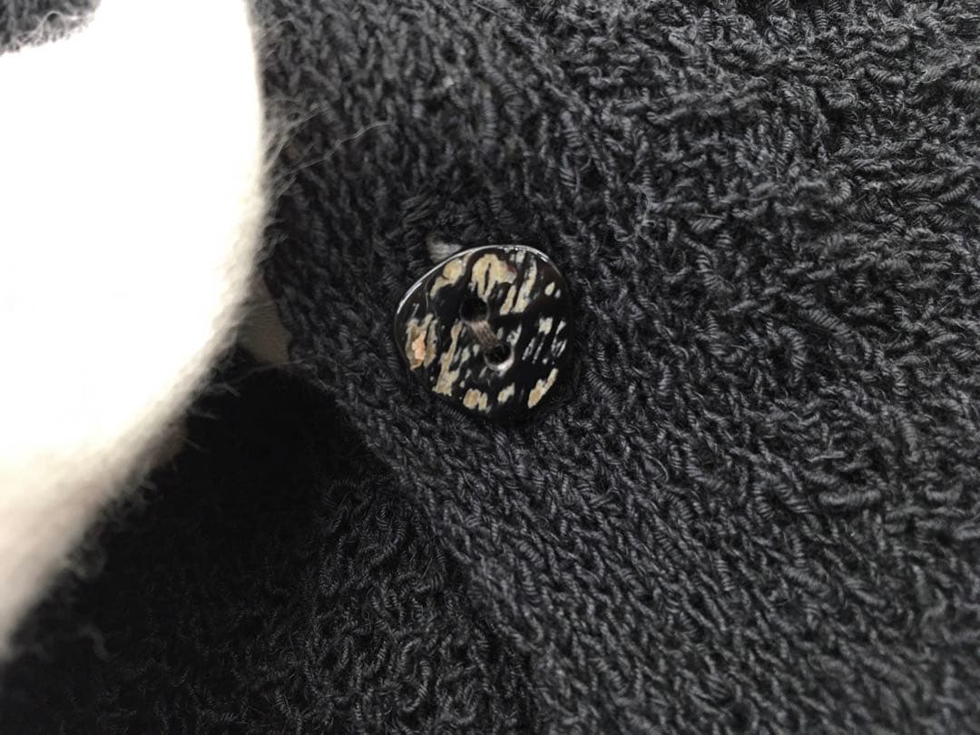 YOKE 25SS コットン シアー ニット オープンカラーシャツ