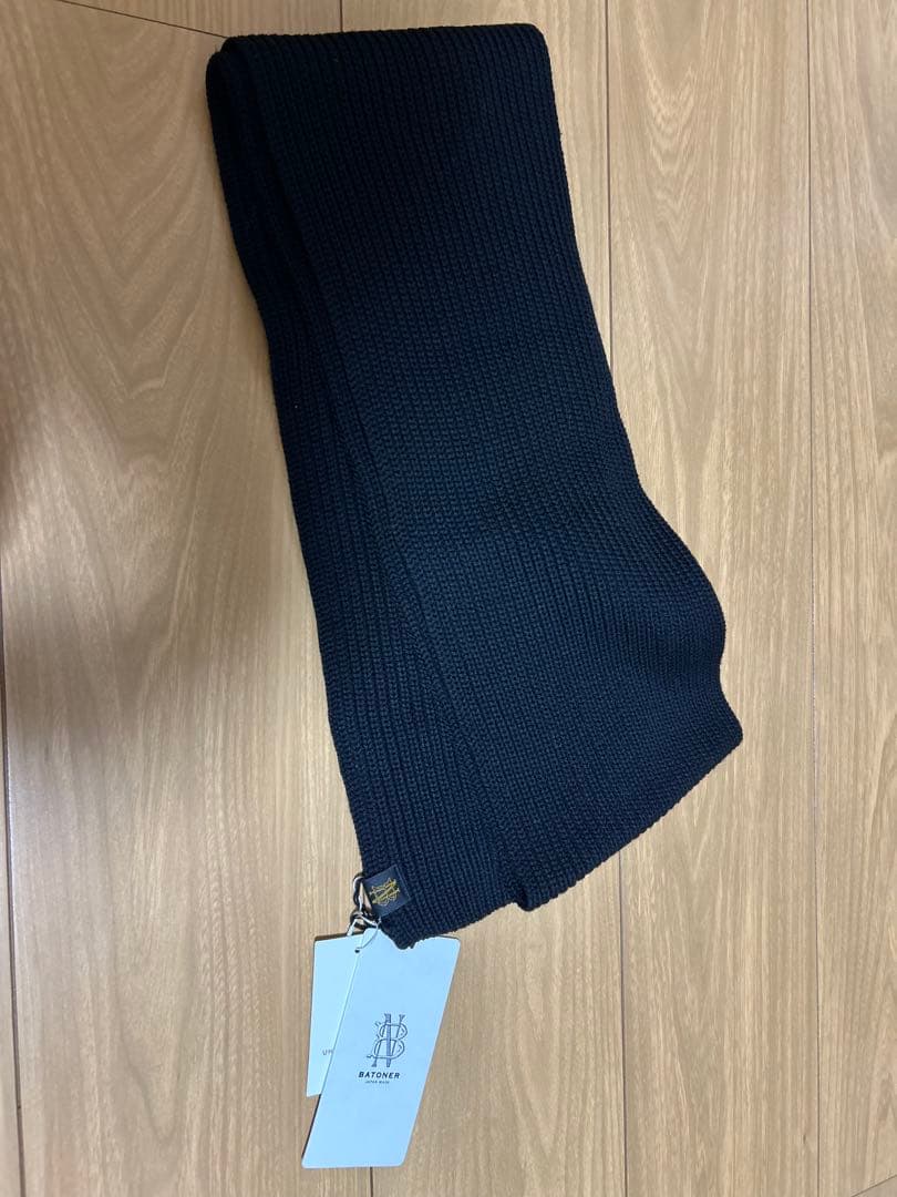 【新品未使用】BATONER(バトナー) SOLID WOOL MUFFLER