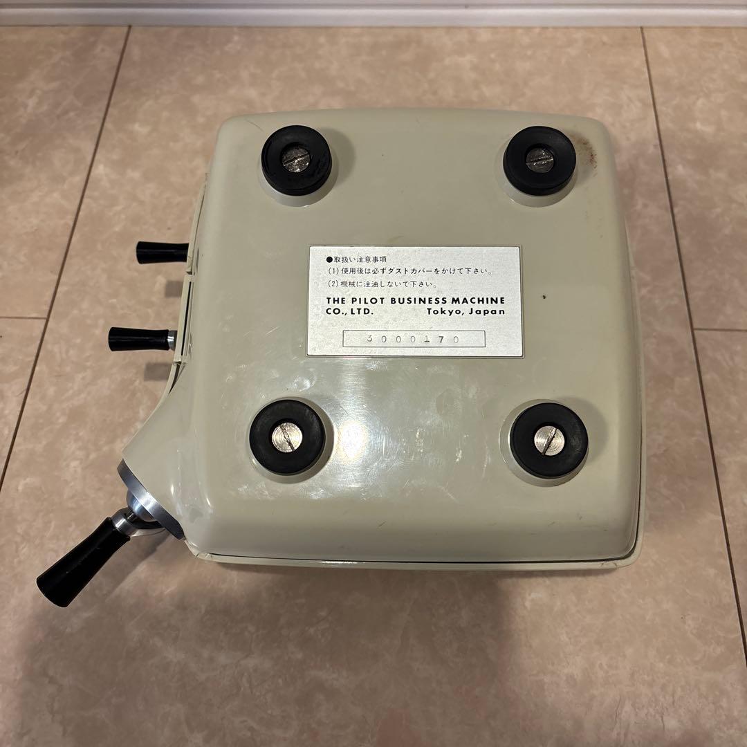 ★昭和レトロ★ PILOT手動計算機