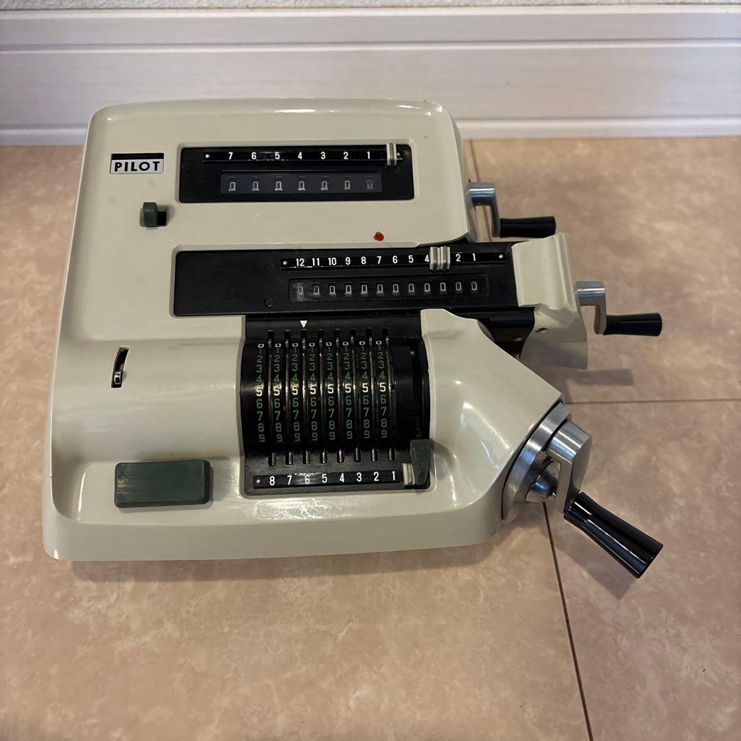 ★昭和レトロ★ PILOT手動計算機