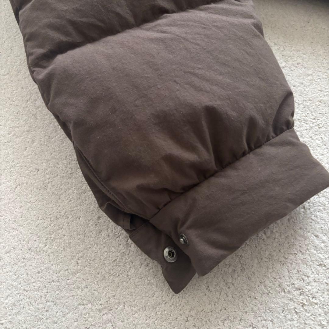 スティーブアラン　コットンダウン　ブルゾン　ブラウン【定価5.2万】