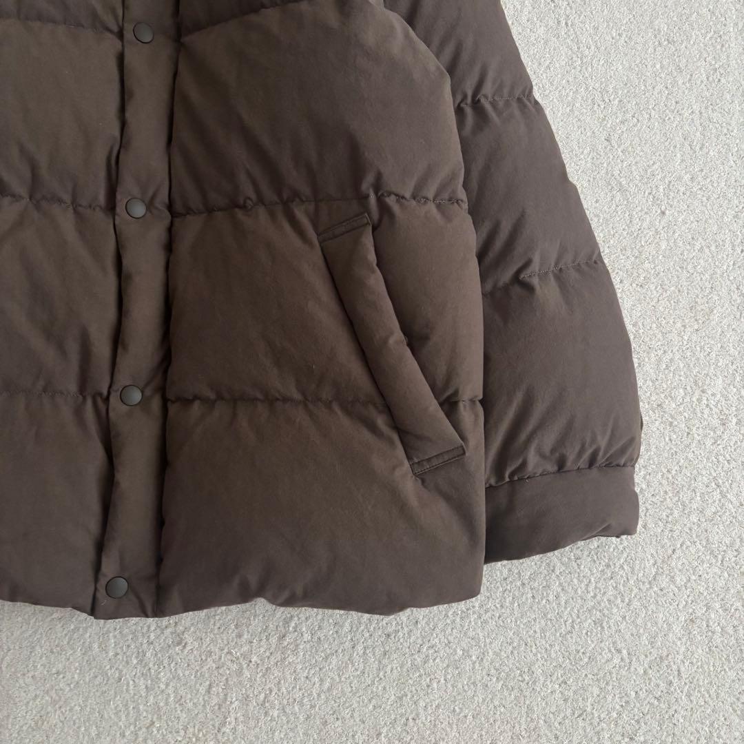 スティーブアラン　コットンダウン　ブルゾン　ブラウン【定価5.2万】