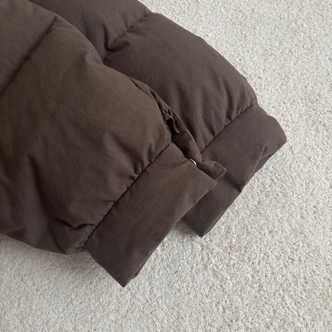 スティーブアラン　コットンダウン　ブルゾン　ブラウン【定価5.2万】