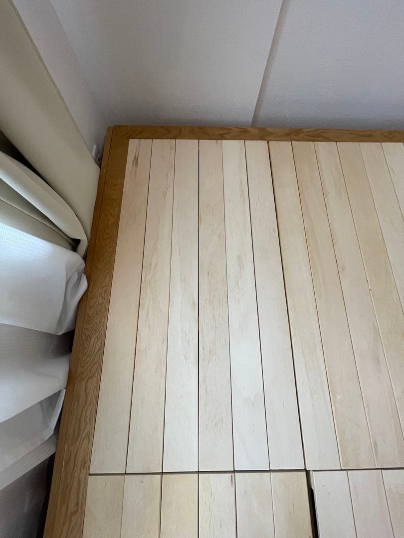 セミダブルベッドフレーム　無印良品　すのこ