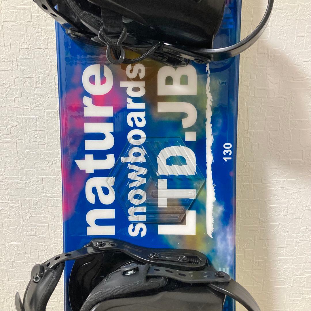 nature スノーボード 130cm キッズビンディング セット
