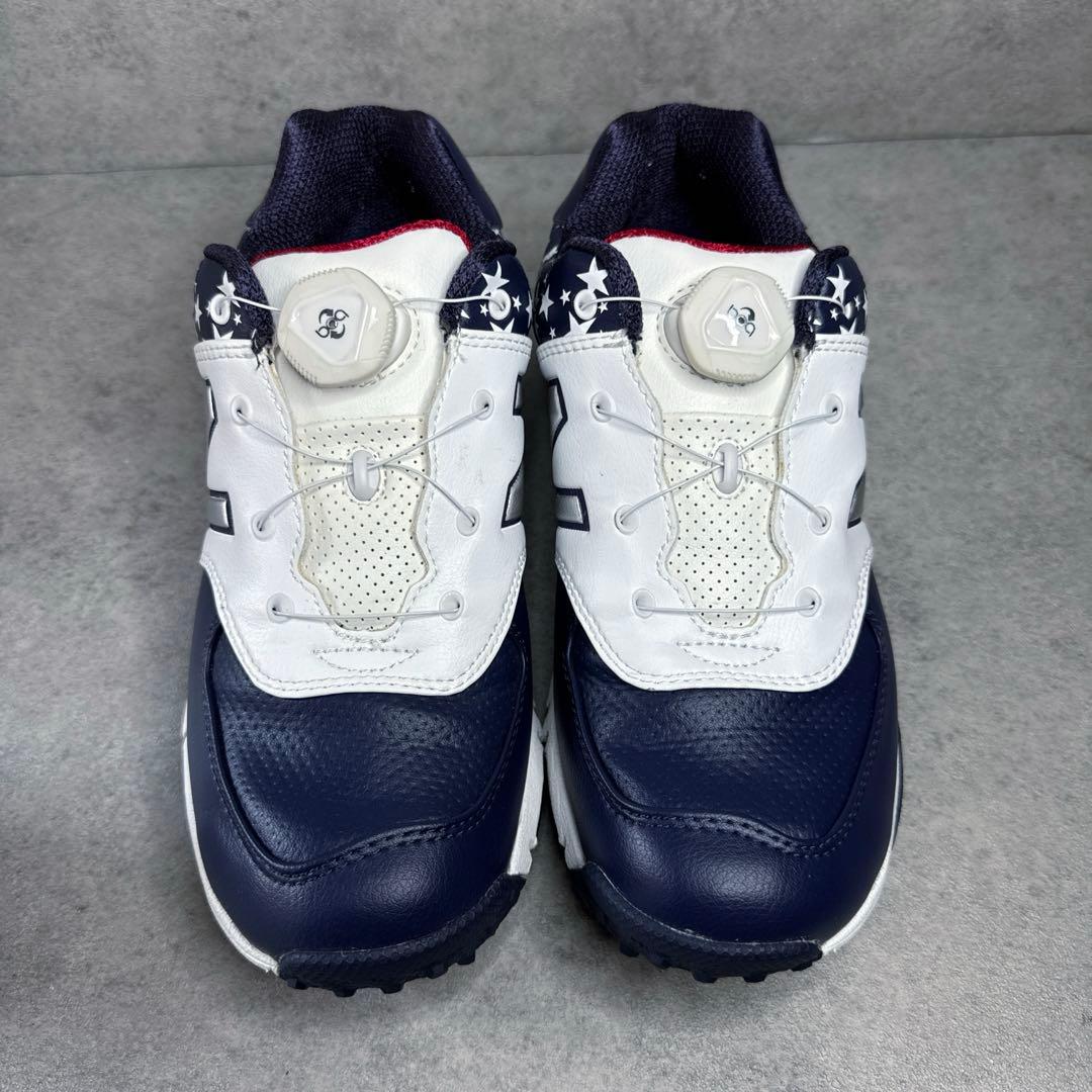 極美品！ニューバランス　トリコロール　アメリカ柄　boaダイヤル　ゴルフシューズ