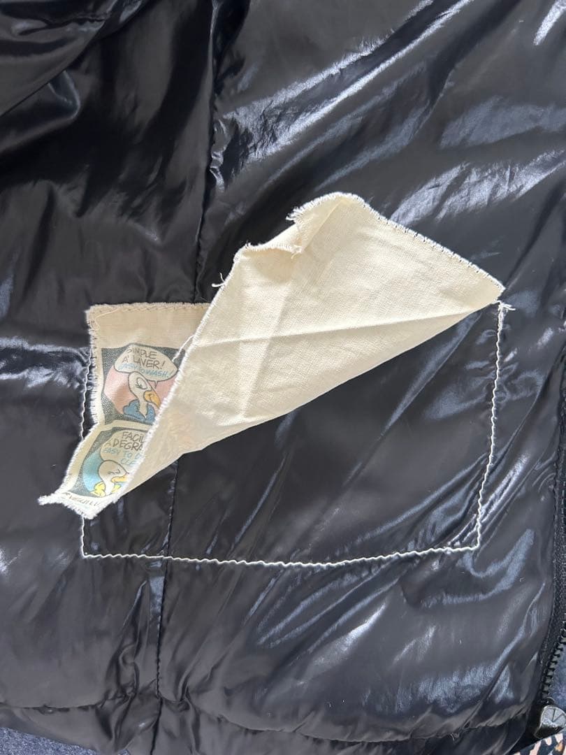 MONCLER モンクレール　黒 ダウンベスト　サイズ0