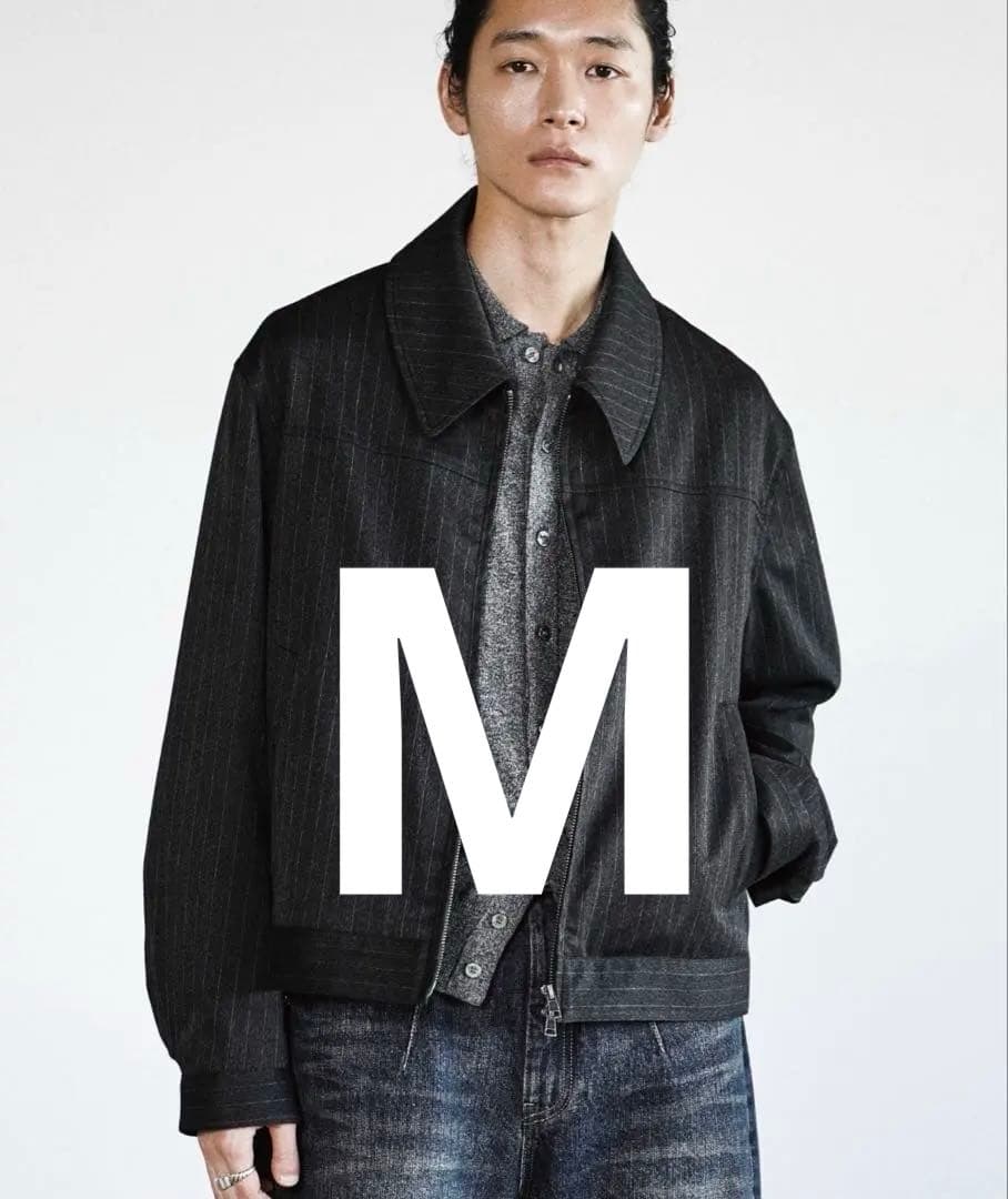 TECH WOOL GABARDINE ZIP BLOUSON サイズM