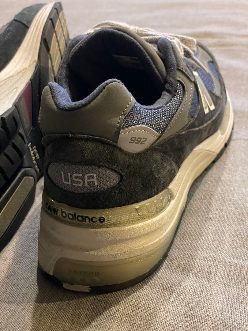 New Balance 992 NAVY US 9 / 27cm / 美品