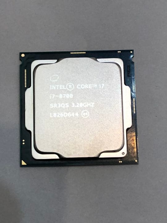 【完動品】Intel Core i7 8700 3.20Ghz SR3QS