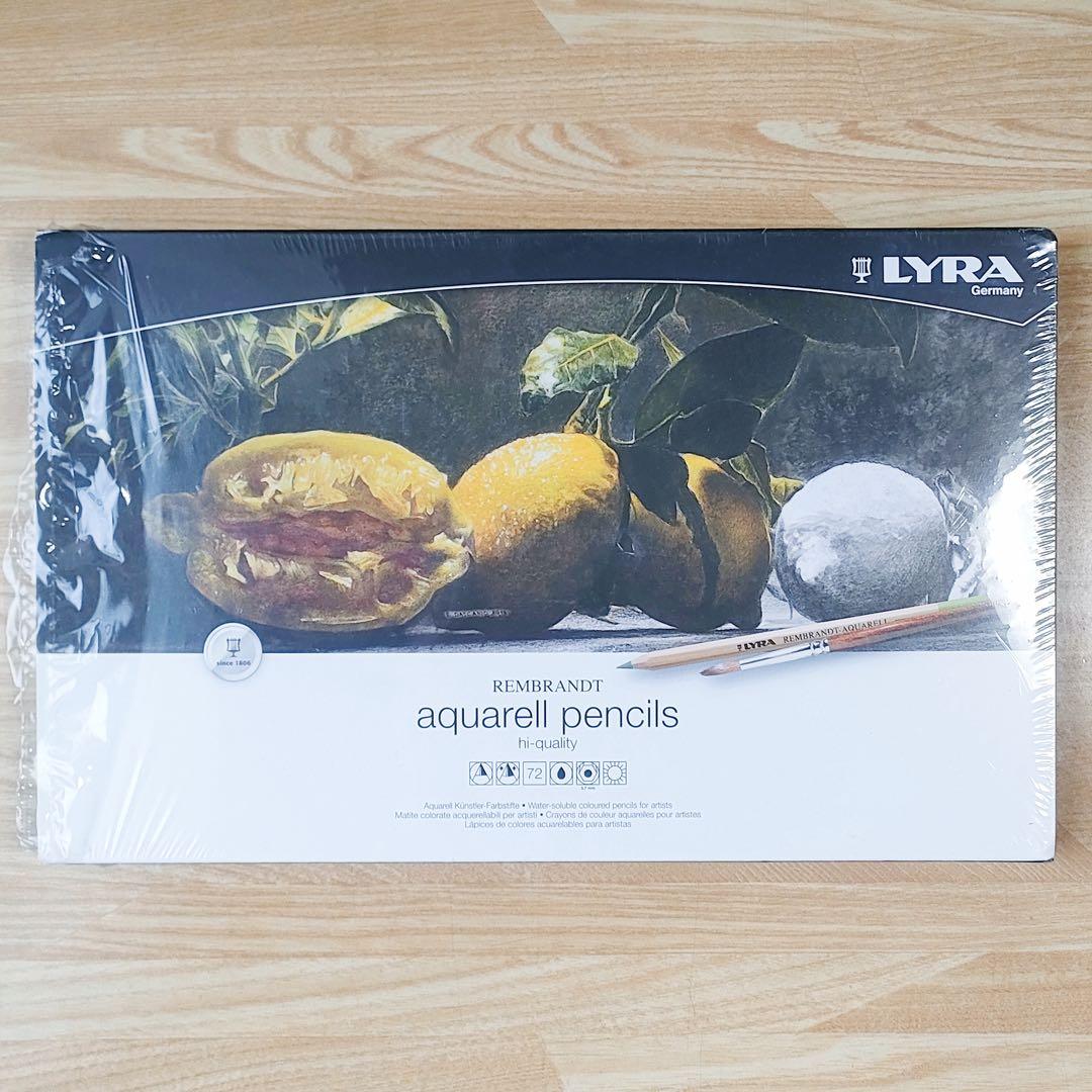 リラ 水彩色鉛筆 アクアレル 72色 セット