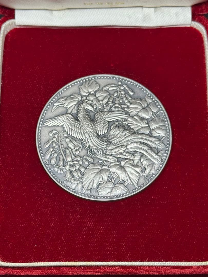 【希少レアモデル】造幣局製 500 白銅貨幣発行記念メダル 純銀メダル