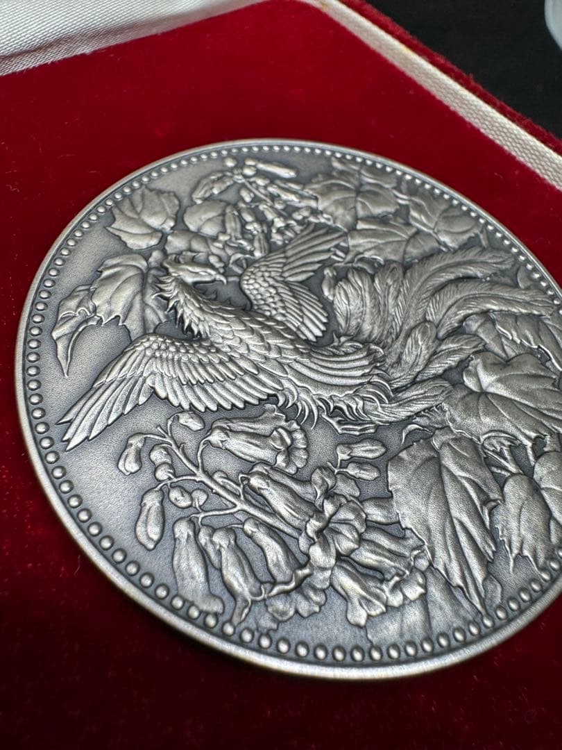 【希少レアモデル】造幣局製 500 白銅貨幣発行記念メダル 純銀メダル