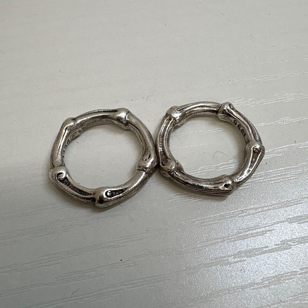 て*様 Tiffany ティファニー SV925 バンブーリング 2個セット