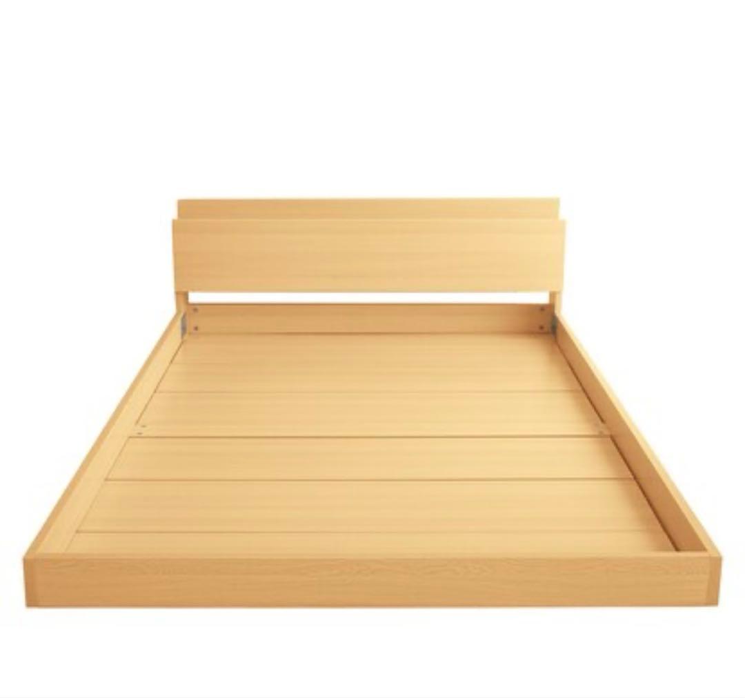北欧調フロアベッドフレーム(S) オーク