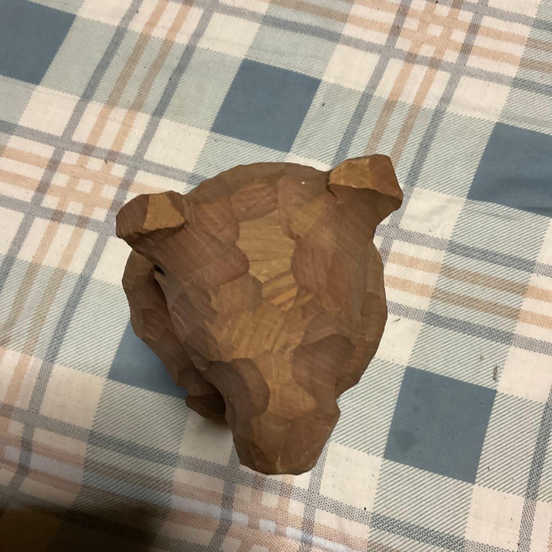 砂澤一雄（砂澤ビッキ氏の実弟）未完成熊立像　【激レア、巨匠の作品】