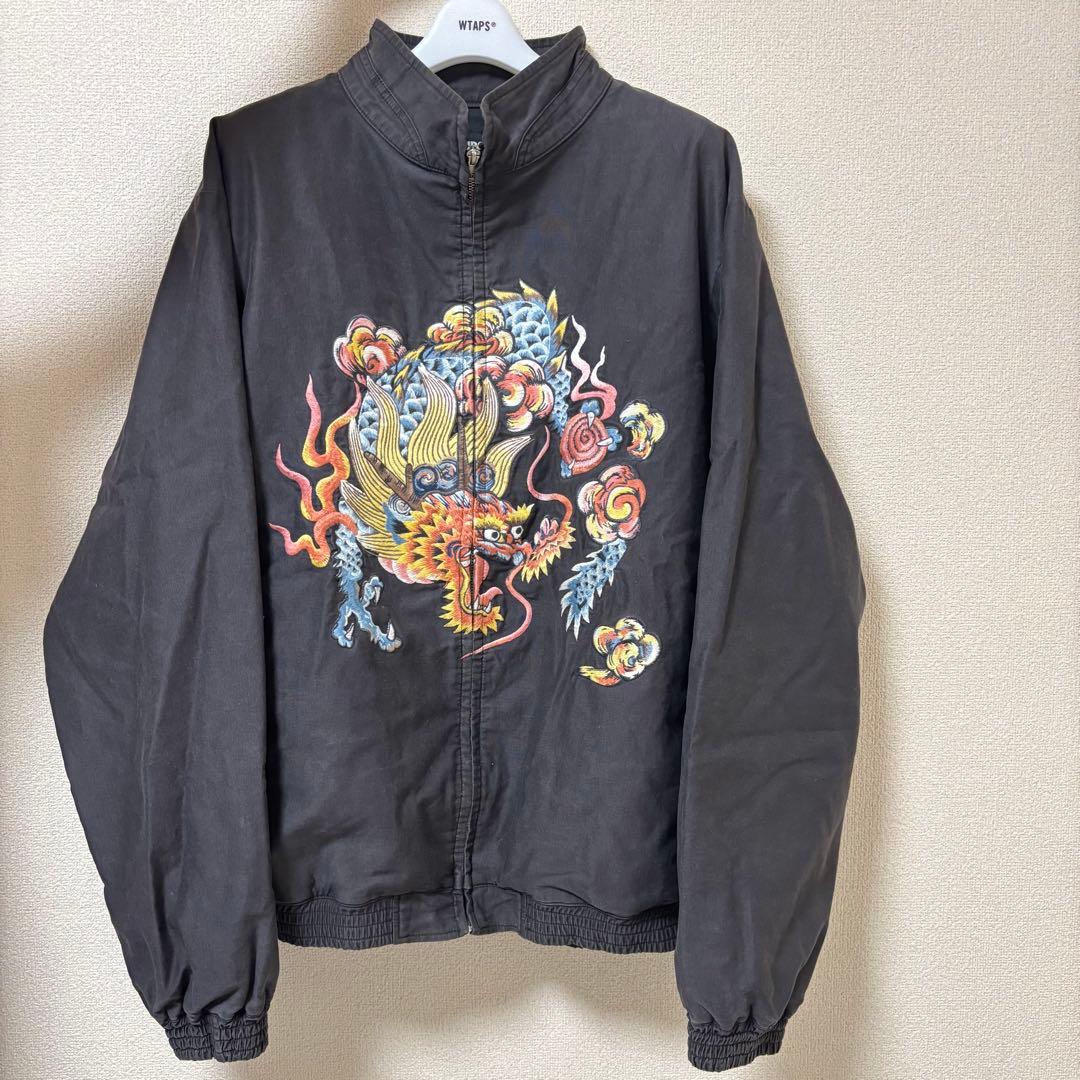 ネイバーフッド スーベニア ジャケット L 龍 ドラゴン 名作 スカジャン