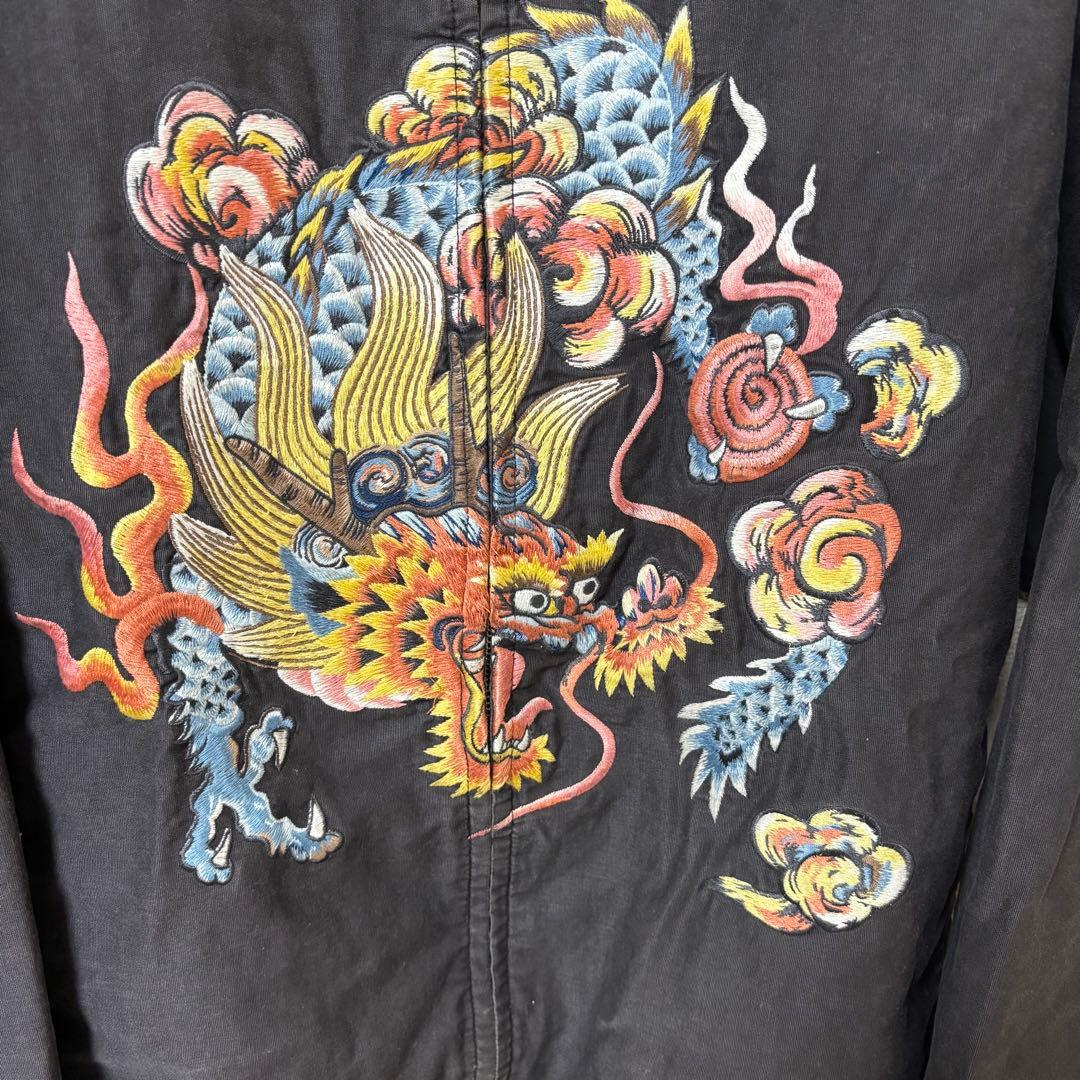 ネイバーフッド スーベニア ジャケット L 龍 ドラゴン 名作 スカジャン