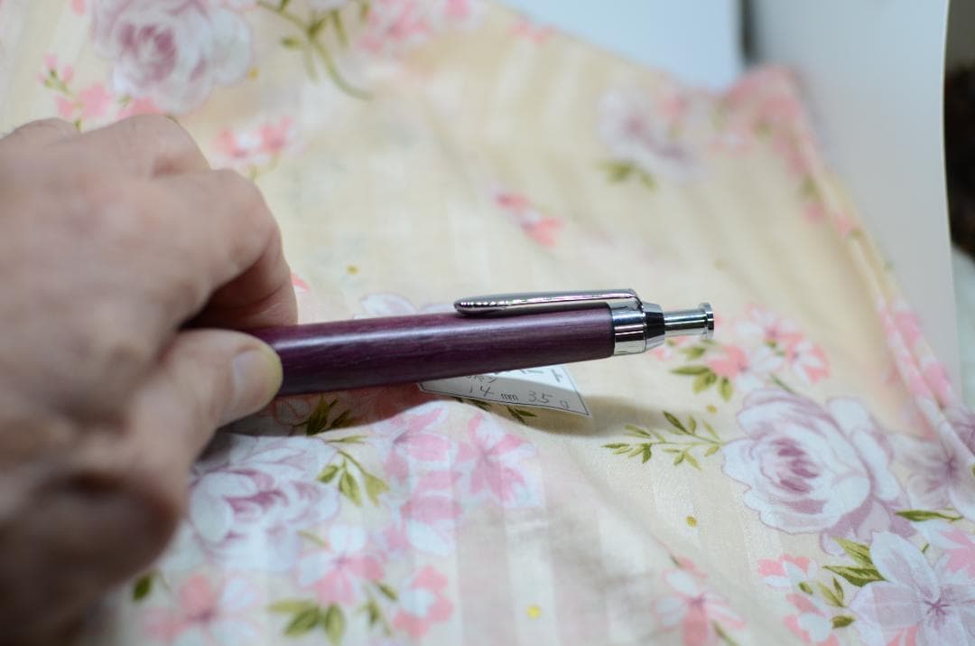 【がじゅまる】完成いたしました。三神金具のシャープペンとボールペン