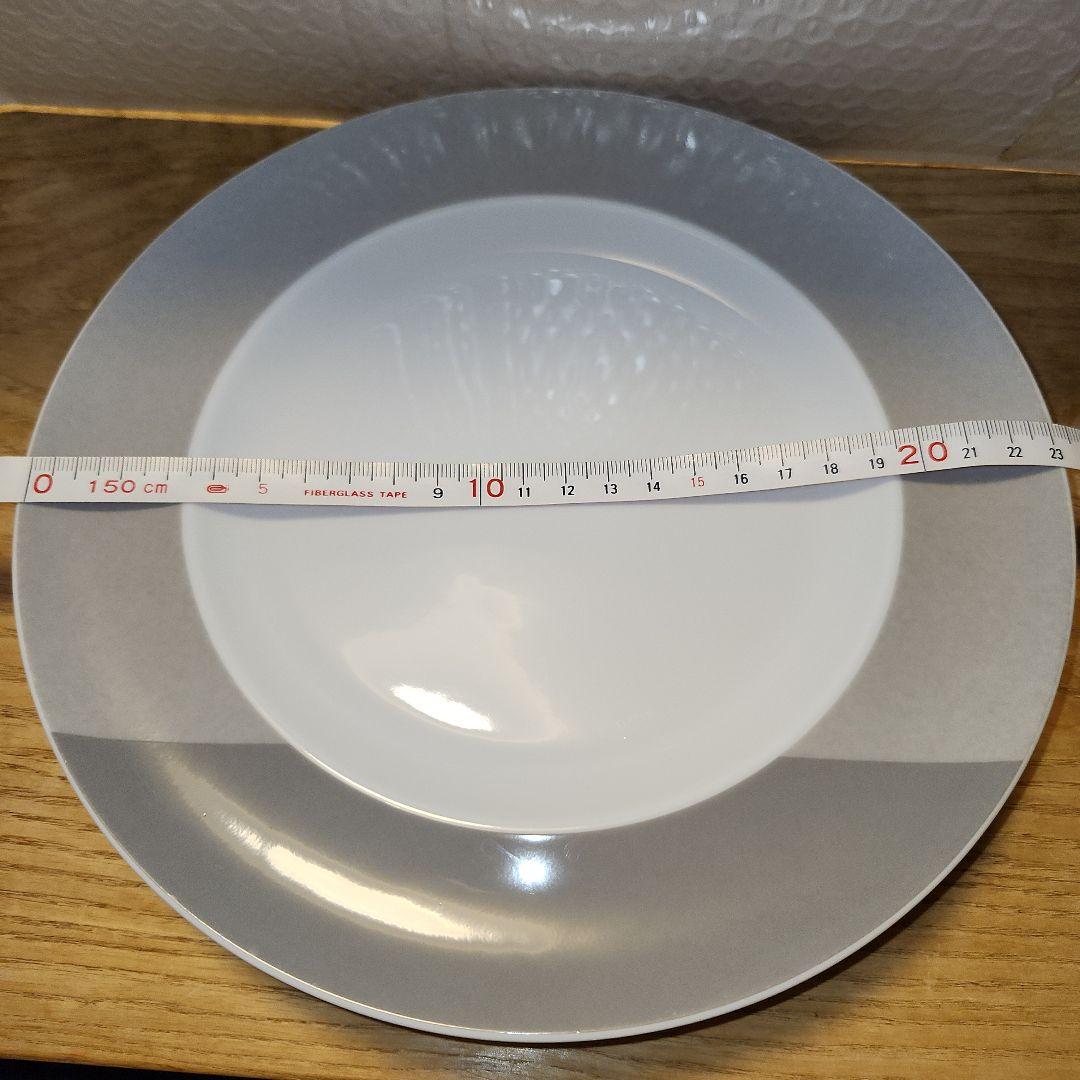 リチャードジノリ ホワイト/パープル／グレー プレート6枚セット