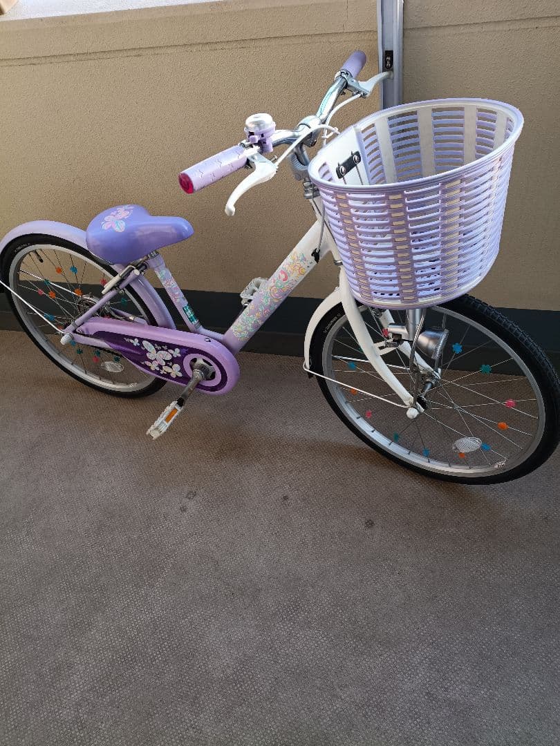 ブリヂストン　エコパル　20インチ　ラベンダー　　子供用自転車