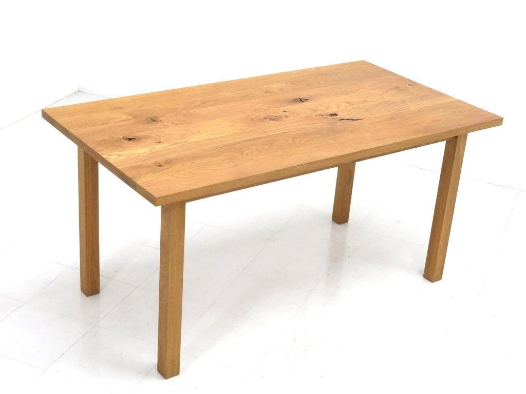 展示品　無印　オーク材　リアルファニチャー　ダイニングテーブル　デスク　机