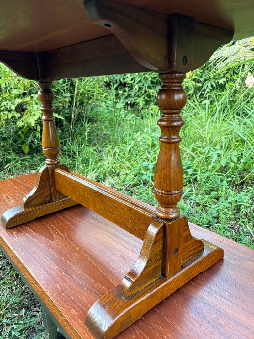 三越ブルージュ/カントリーハウス　オーバル型センターテーブル　ローテブル