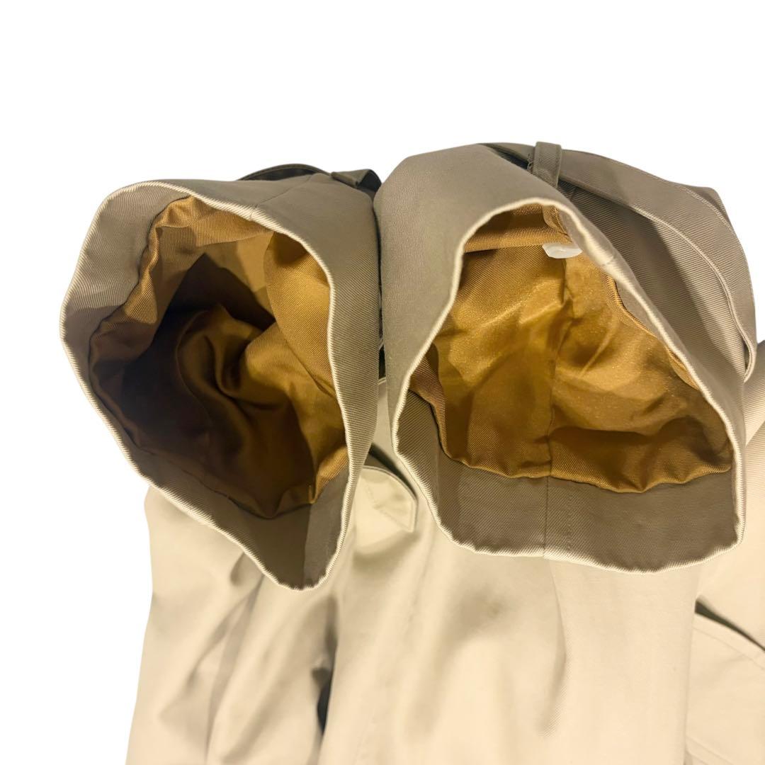 バーバリーズ ステンカラーコート　ノバチェック　ベージュ　ベルト付き