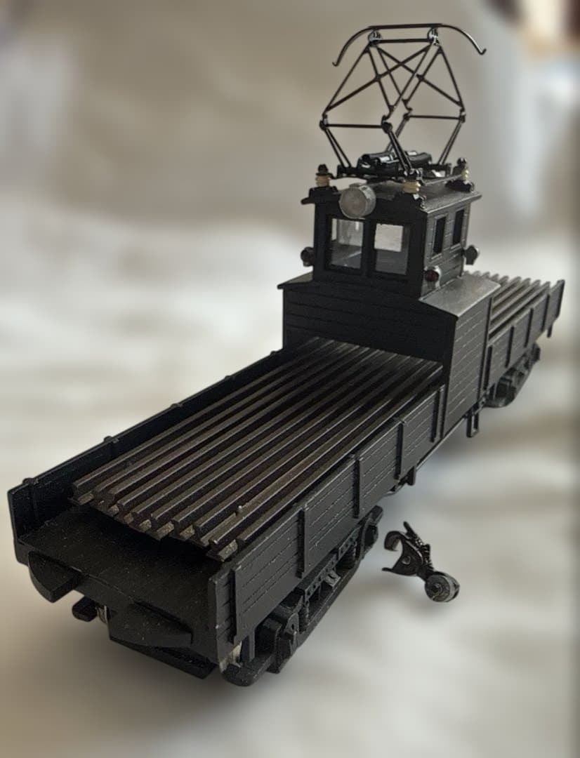 レア　レール運ぶ　貨車　112？　完成品？