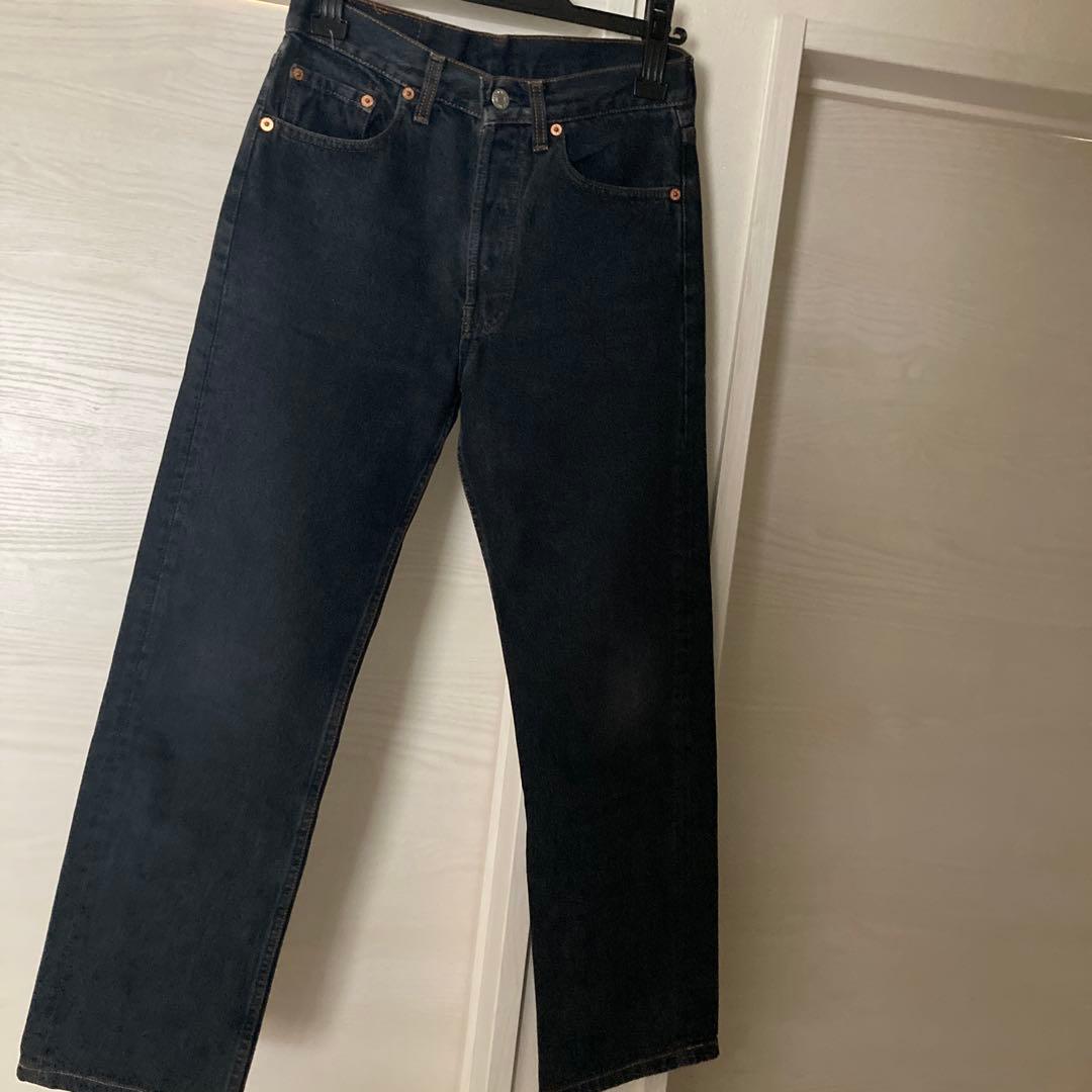 90s USA製　levis 501 w27 希少　ブラック　デニム