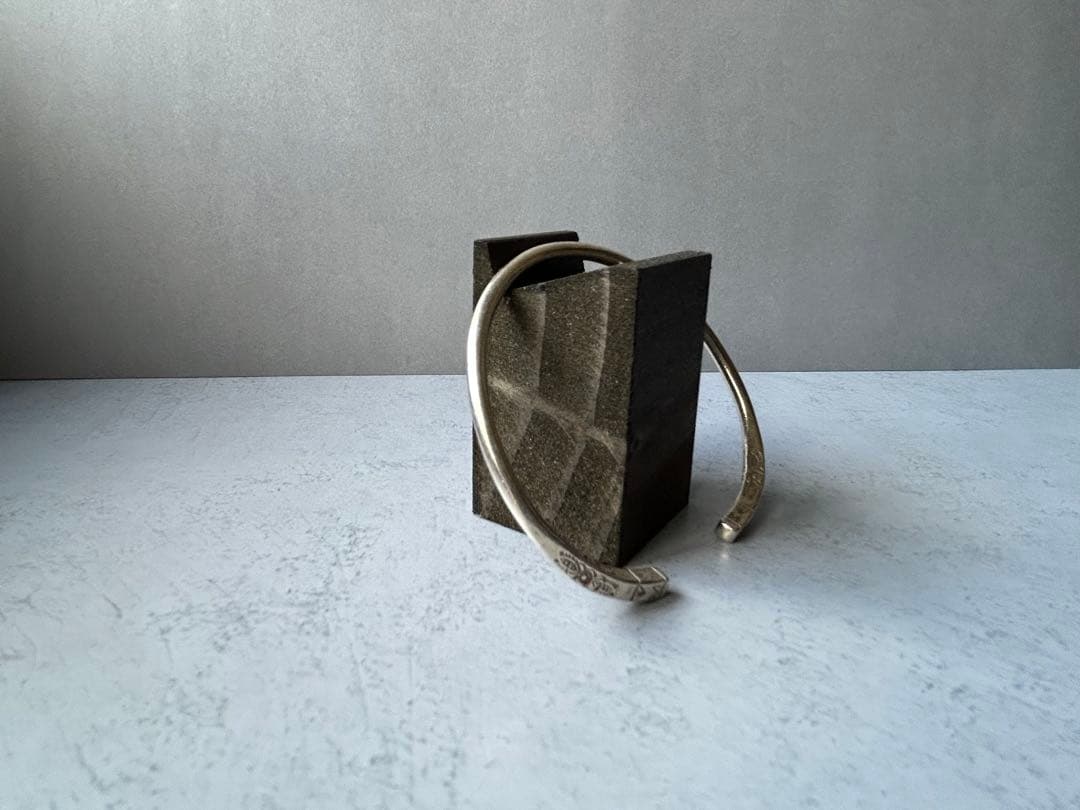 新品未使用　カレンシルバー　バングル　1018