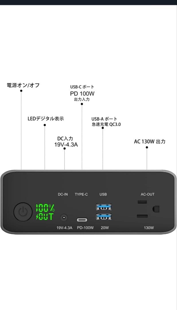 こ*し様 Krisdonia ポータブル電源 80000mAh新品未開封