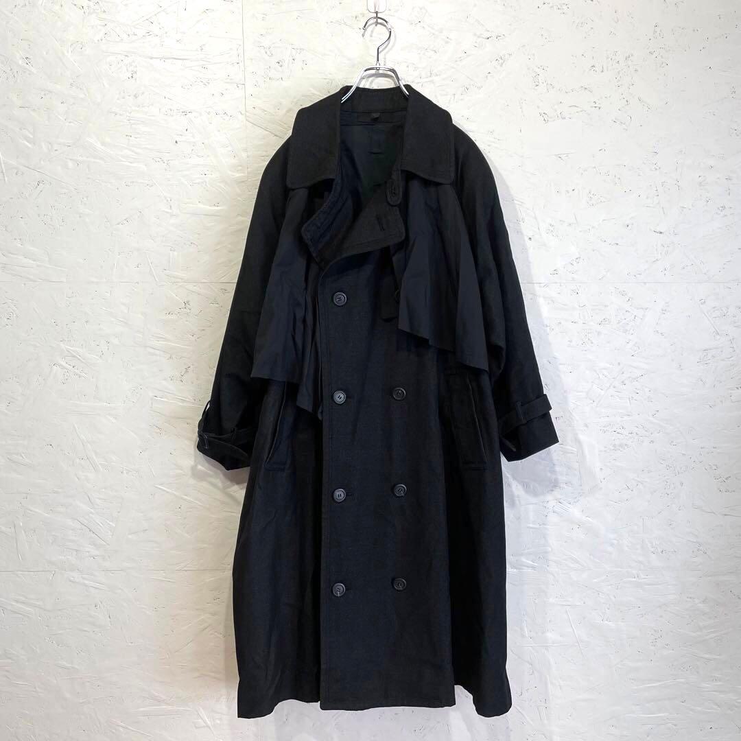 古着Vintage『SHIN HOSOKAWA』切替変形デザイントレンチコート