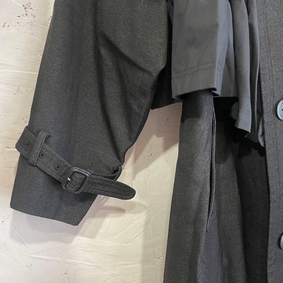 古着Vintage『SHIN HOSOKAWA』切替変形デザイントレンチコート